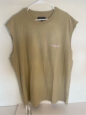 Purple Label Women's / Man’s Muscle Tee in Olive